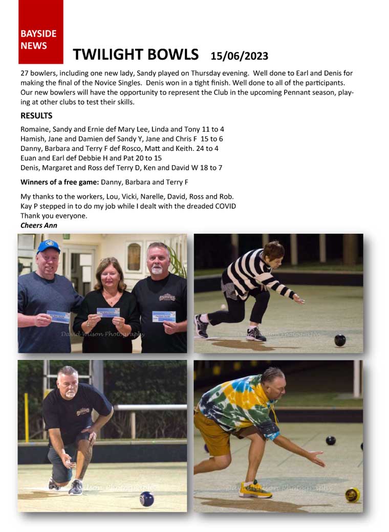  Twilight Bowls June 2023 Photos